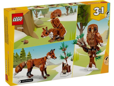 LEGO Creator 3w1 31154 - Leśne zw. Czerwony lis LEGO Creator 3w1 31154 - Leśne zw. Czerwony lis