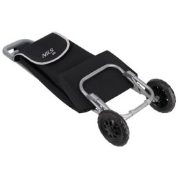 NC17106 WÓZEK NA ZAKUPY 40L CZARNY NLS CAMP