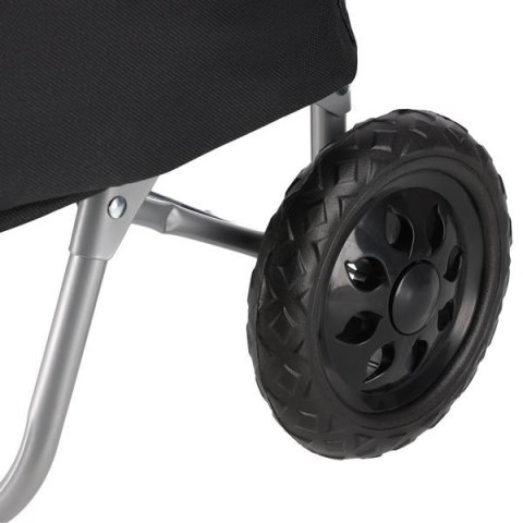 NC17106 WÓZEK NA ZAKUPY 40L CZARNY NLS CAMP