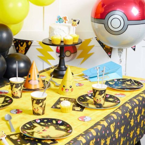 Talerzyki papierowe Pokemon Pikachu, 18 cm, 8 szt. Talerzyki papierowe Pokemon Pikachu, 18 cm, 8 szt.