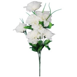 BUKIET MIX RÓŻE GOŹDŹIKI 52 CM KOLOR BIAŁY