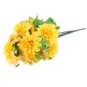 BUKIE'T ŻÓTYCH MARGARETEK Z DEKORACYJNYMI MOTYLKAMI - KWIECISTA DEKORACJA, 40 CM