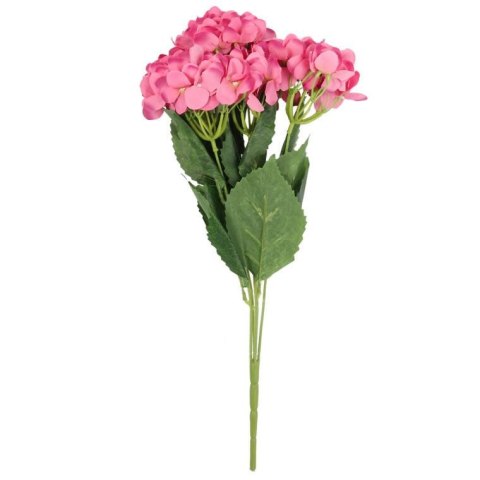 Bukiet 5 HORTENSJI w kolorze RÓŻOWYM 52 cm