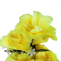 Bukiet 9 GOŹDZIKÓW w kolorze ŻÓŁTYM 54 cm