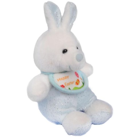Niebieski Pluszak KRÓLIK Wielkanocny z Napisem 'Happy Easter Niebieski Pluszak KRÓLIK Wielkanocny z Napisem 'Happy Easter
