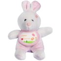 Różowy Pluszak KRÓLIK Wielkanocny z Napisem &#039;Happy Easter&#039;