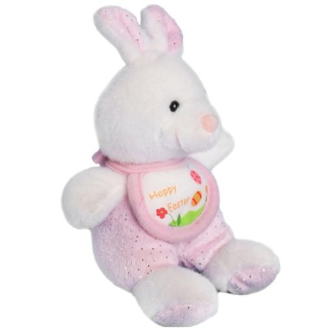 Różowy Pluszak KRÓLIK Wielkanocny z Napisem 'Happy Easter' Różowy Pluszak KRÓLIK Wielkanocny z Napisem 'Happy Easter'