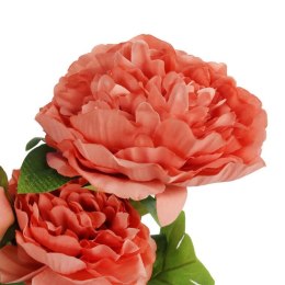 Sztuczna Gałązka Piwonii kolor Czerwony Dekoracja Wysokość 64cm