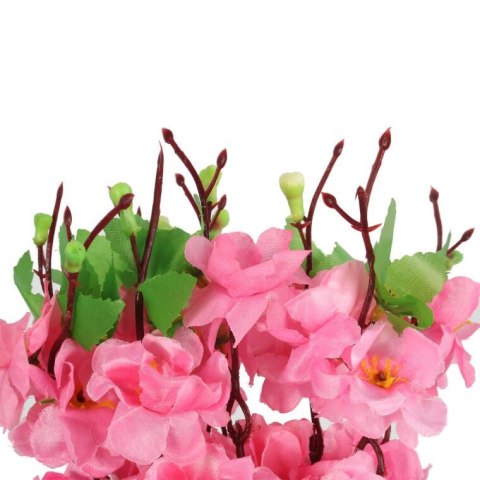 Bukiet 9 JABŁONI w kolorze JASNO RÓŻOWYM 38 cm