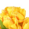 Bukiet 9 TULIPANÓW w kolorze ŻÓŁTYM 32 cm