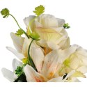 Bukiet mix lilii z różą 52 cm KREMOWY