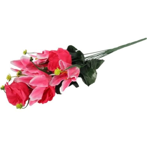 Bukiet mix lilii z różą 52 cm RÓŻOWY Bukiet mix lilii z różą 52 cm RÓŻOWY