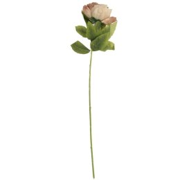 Sztuczna Gałązka piwonia w kolorze BRĄZOWYM - Dekoracja o Wysokości 64 cm