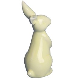 ZAJĄCZEK CERAMICZNY FIGURKA STOJĄCA 15 CM ŻÓŁTA