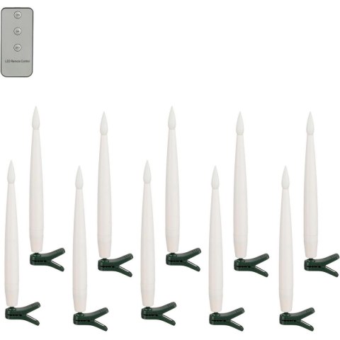 LAMPKI CHOINKOWE ŁAŃCUCH ŚWIETLNY ŚWIECZKI 10 LED CIEPŁY BIAŁY LUCA LAMPKI CHOINKOWE ŁAŃCUCH ŚWIETLNY ŚWIECZKI 10 LED CIEPŁY BIAŁY LUCA
