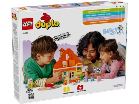 Lego 10459 Bluey - Dom rodzinny Blue z grą pamięciową Lego 10459 Bluey - Dom rodzinny Blue z grą pamięciową