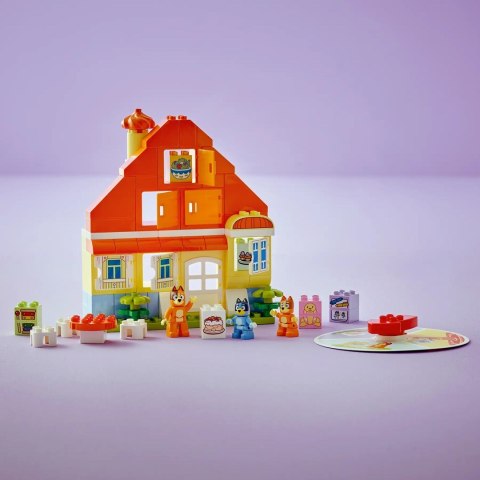 Lego 10459 Bluey - Dom rodzinny Blue z grą pamięciową Lego 10459 Bluey - Dom rodzinny Blue z grą pamięciową