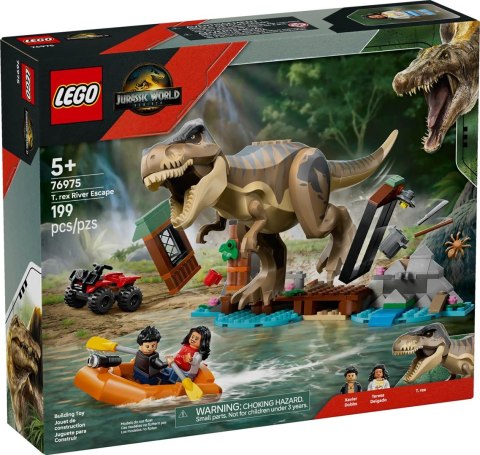 Lego 76975 Jurassic World - Ucieczka rzeką przed tyranozaurem Lego 76975 Jurassic World - Ucieczka rzeką przed tyranozaurem
