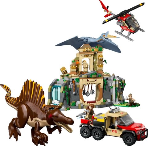 Lego 76976 Jurassic World - Powietrzna misja z kecalkoatlem i spinozaurem Lego 76976 Jurassic World - Powietrzna misja z kecalkoatlem i spinozaurem