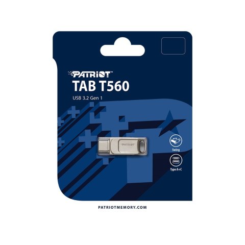 Patriot FLASHDRIVE Tab T560 256GB Dual USB 120MBs Patriot FLASHDRIVE Tab T560 256GB Dual USB 120MBs