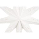 DEKORACJA PAPIEROWA GWIAZDA 45CM 9 RAMION BIAŁA