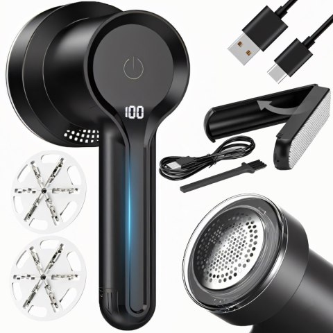 Golarka akumulatorowa do ubrań tapicerki 3 prędkości 5 W