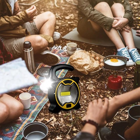 Lampa warsztatowa robocza turystyczna na baterie LED do 120 m