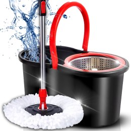 Mop obrotowy rotacyjny 360 z wiadrem teleskopowym kijem