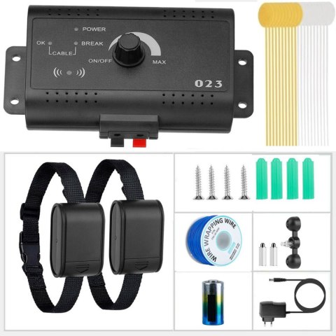 Pastuch elektryczne ogrodzenie treningowe dla psów z obrożą 300 m - zestaw