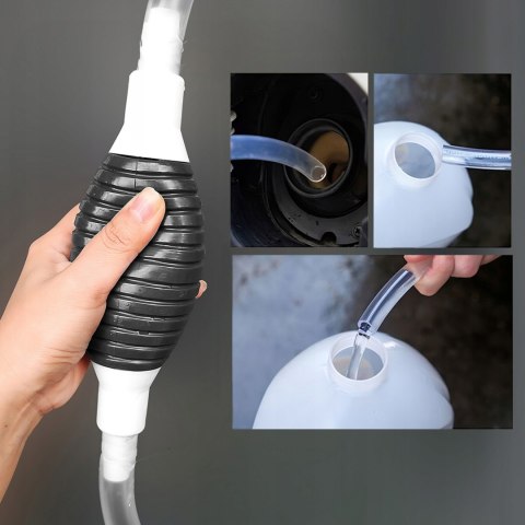 Pompa ręczna samochodowa do paliwa oleju płynów z wężem 2 m 26 l/h