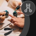 Przybornik do manicure pedicure pielęgnacji paznokci obcinacz pilnik cążki - zestaw 8 el.