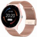 Smartwatch zegarek damski wodoodporny krokomierz pomiar tętna IPS 1.28''