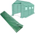FOLIA POSZYCIE COVER NA TUNEL OGRODOWY SZKLARNIĘ 200x350x200CM ZIELONA