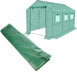 FOLIA POSZYCIE COVER NA TUNEL OGRODOWY SZKLARNIĘ 200x350x200CM ZIELONA