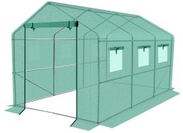 FOLIA POSZYCIE COVER NA TUNEL OGRODOWY SZKLARNIĘ 200x350x200CM ZIELONA