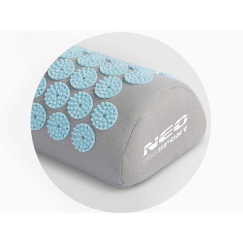 Mata do akupresury z kolcami Neo-Sport NS-901 szaro-niebieska Mata do akupresury z kolcami Neo-Sport NS-901 szaro-niebieska