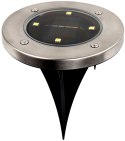 LAMPA SOLARNA 4 LED SMD DO WBICIA W PODŁOŻE KPL.4SZT