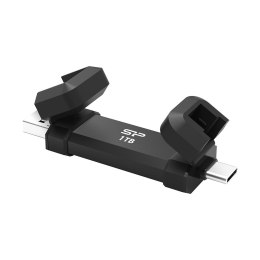 SSD Silicon Power DS72 1TB USB-A USB-C Black