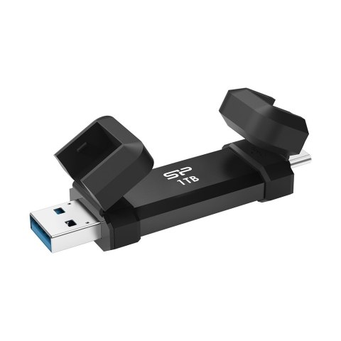 SSD Silicon Power DS72 1TB USB-A USB-C Black SSD Silicon Power DS72 1TB USB-A USB-C Black