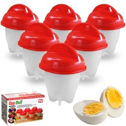 Foremka do gotowania jajek bez skorupek - 6 szt.