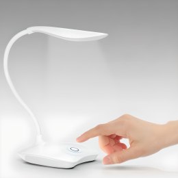 Lampa biurkowa szkolna dotykowa do czytania nauki 3 jasności 14 LED USB