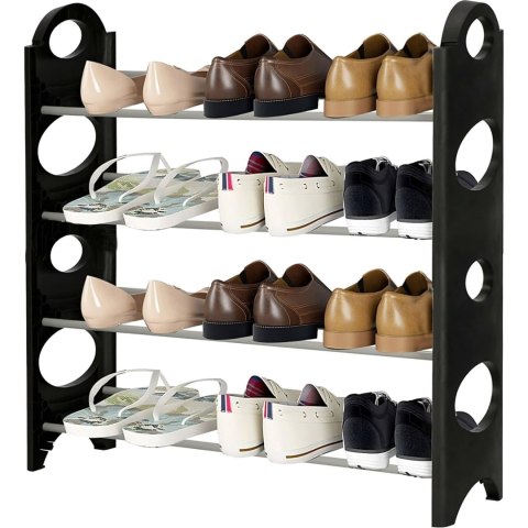 Półka regał stojak na buty 4 poziomy 63 cm