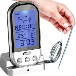 Bezprzewodowy termometr z sondą do grilla wędzarni -20 - 250 C