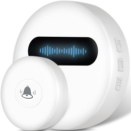 Dzwonek bezprzewodowy do drzwi bramy 38 melodii IP68 do 180 m