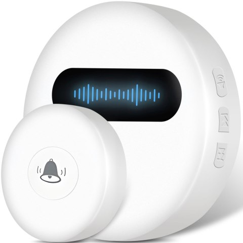 Dzwonek bezprzewodowy do drzwi bramy 38 melodii IP68 do 180 m