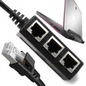 Hub rozdzielacz sieciowy RJ45 3x LAN