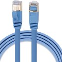 Kabel przewód sieciowy internetowy RJ45 CAT7 1 m niebieski