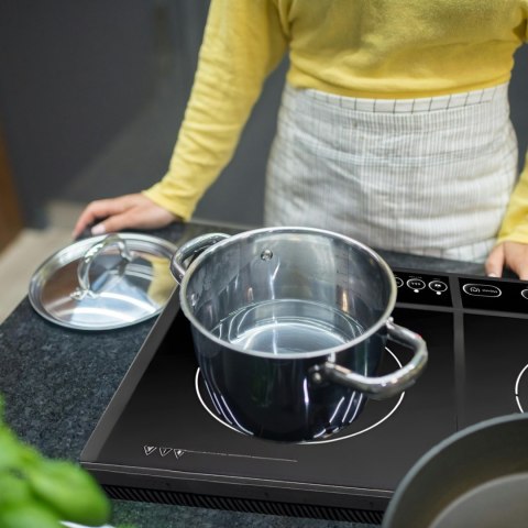 Kuchenka indukcyjna przenośna 2 pola grzewcze 4000 W