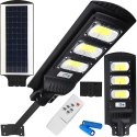 Lampa solarna uliczna miejska z czujnikiem ruchu zmierzchu LED PILOT 240 W