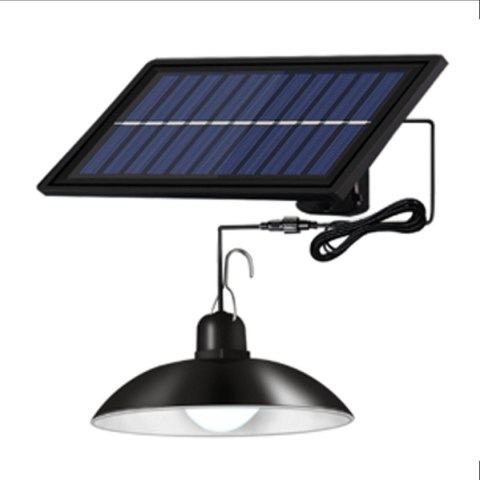 Lampa solarna wisząca ogrodowa wodoodporna 3 tryby pilot LED